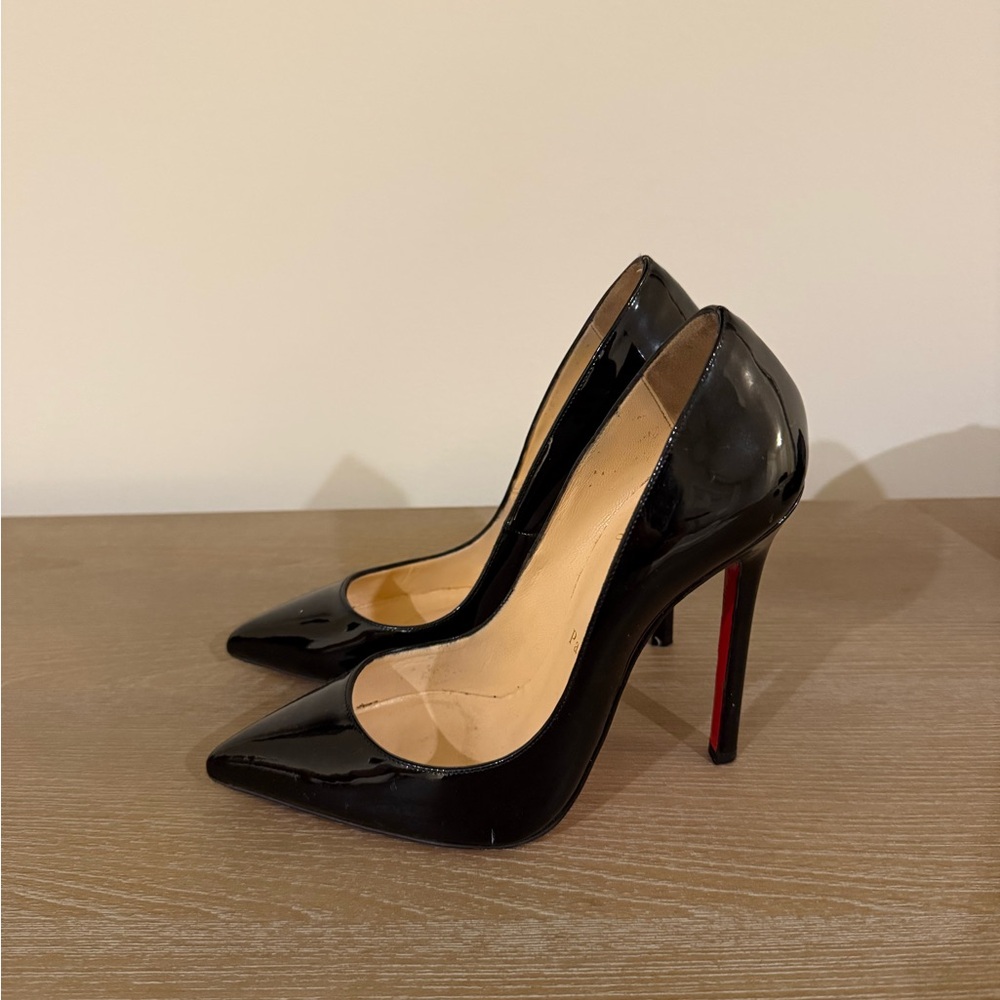 Christian Louboutin Black Patent Heels